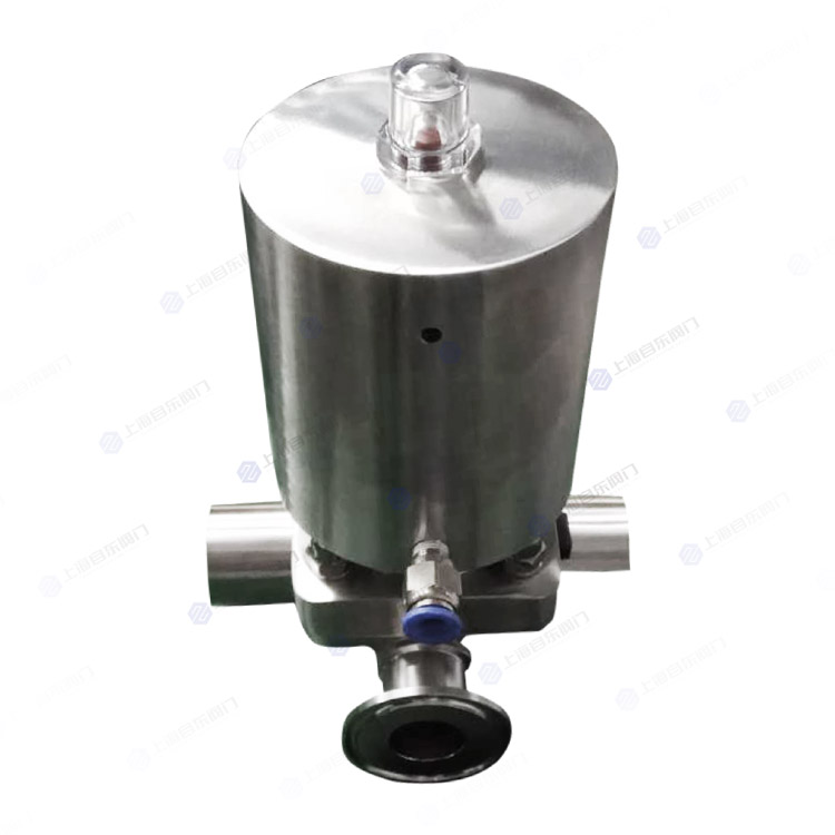 气动三通快装隔膜阀