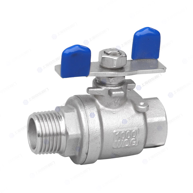 蝶型内外丝球阀