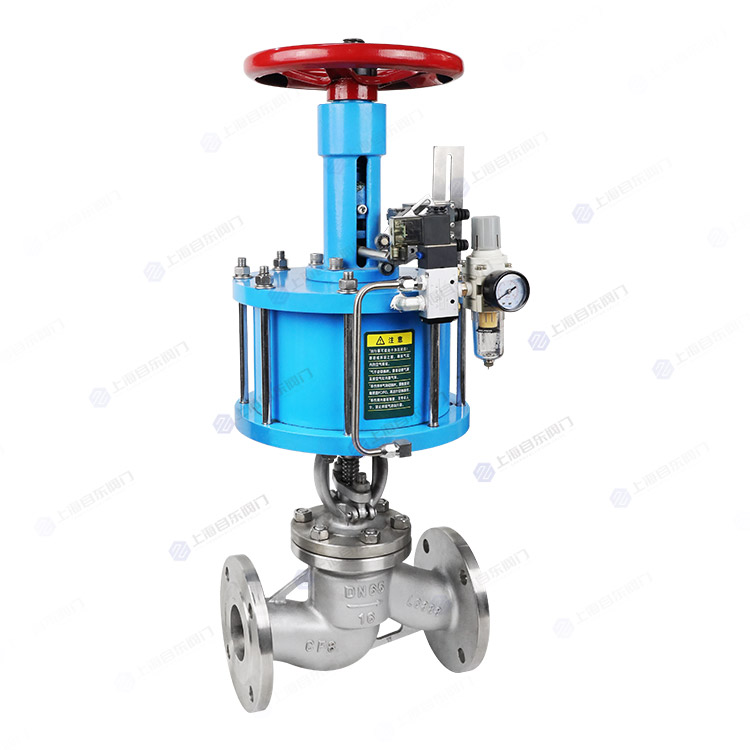 气动法兰截止阀
