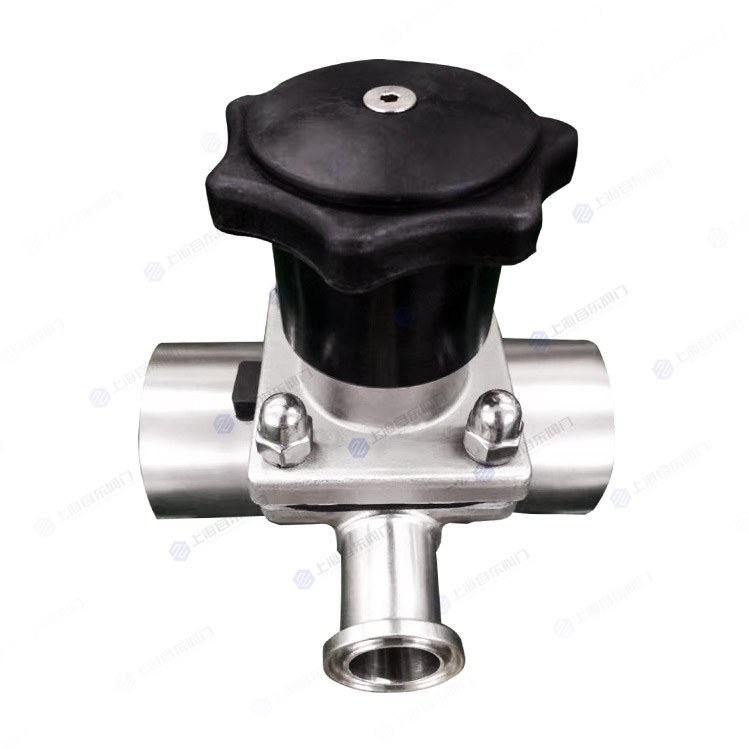 手动三通隔膜阀