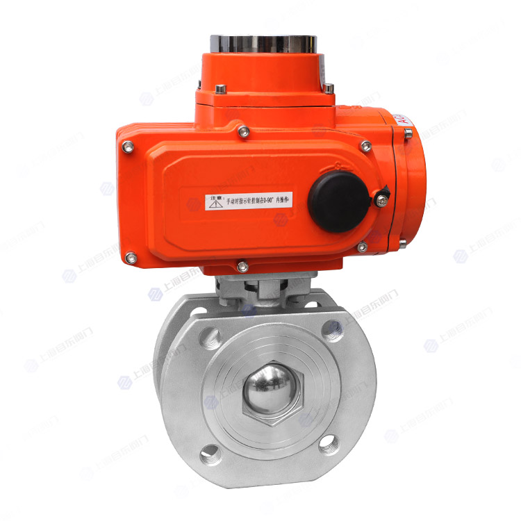 电动薄型对夹球阀