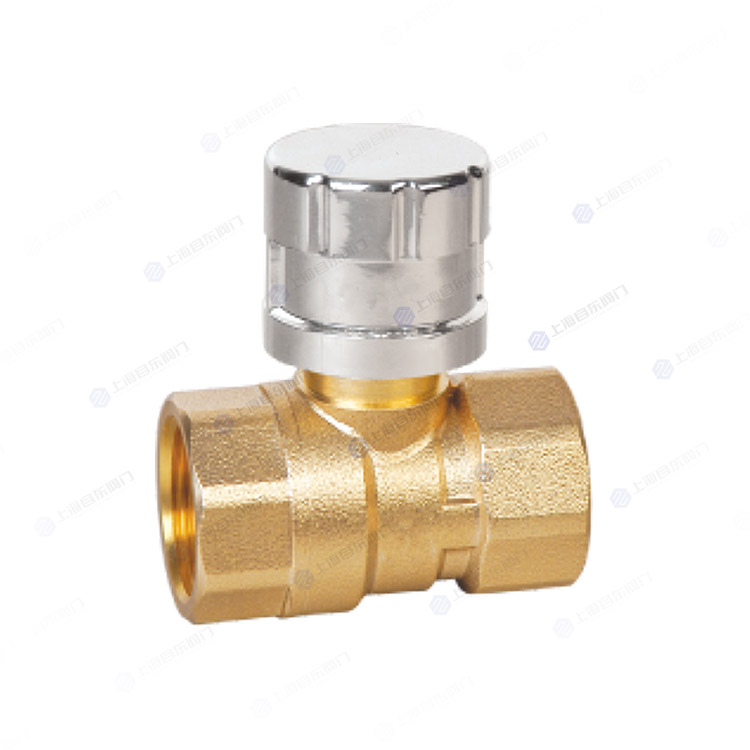 黄铜磁性带锁球阀