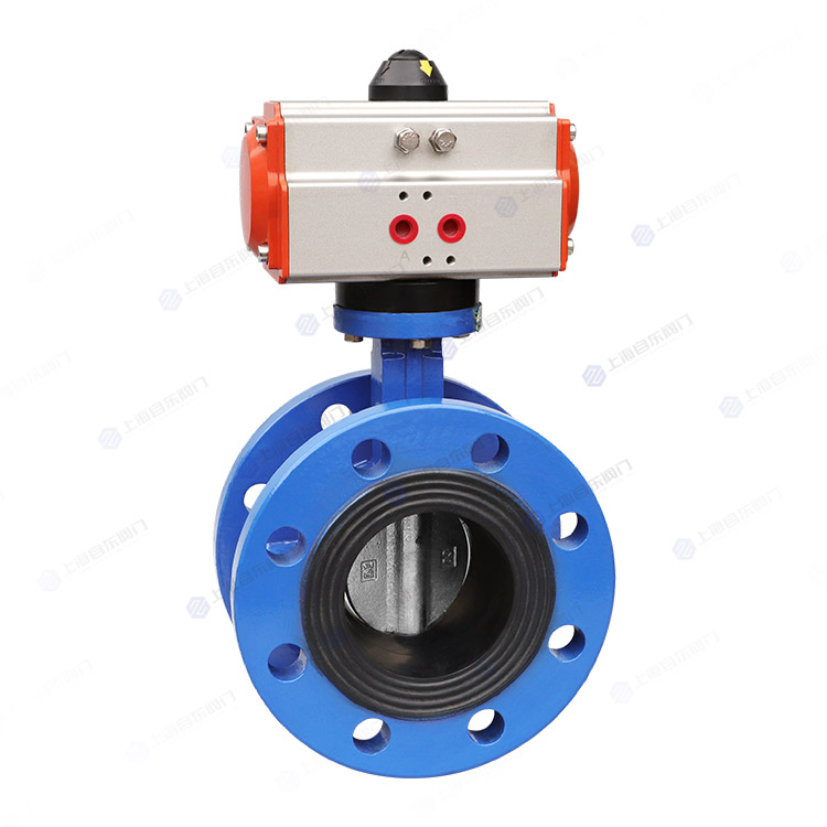 气动法兰蝶阀