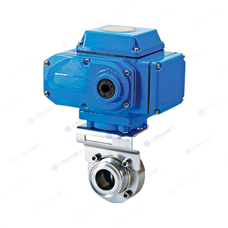 电动卫生级快装蝶阀