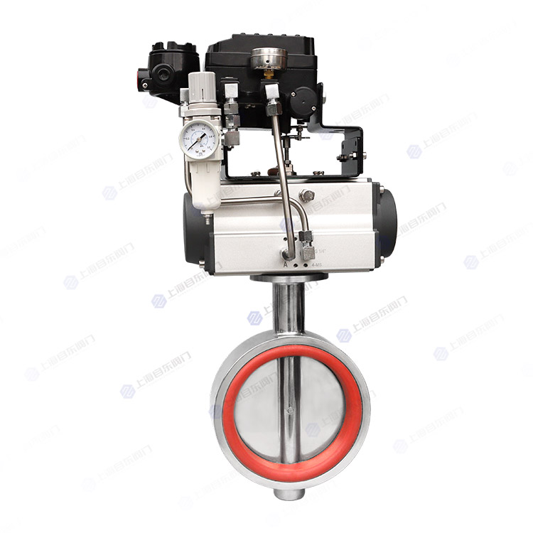 气动卫生级对夹蝶阀